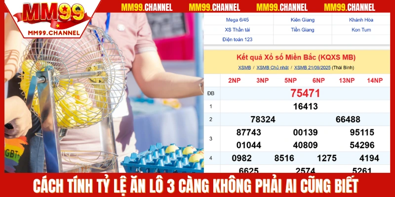 Cách quy ra lợi nhuận từ lô ba càng