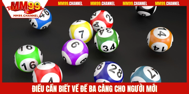 Điều cần biết về đề ba càng cho người mới