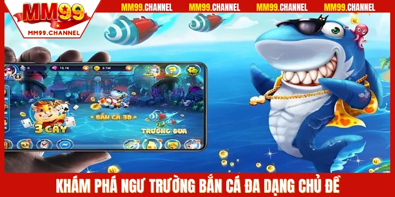 Sảnh bắn cá hội tụ số lượng trò chơi lớn